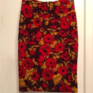 Rose Pencil Skirt